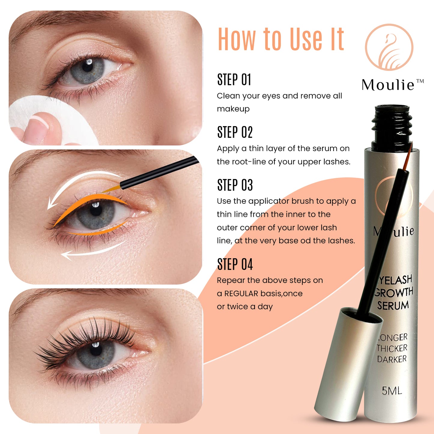 Moulie Eyelash Growth Serum